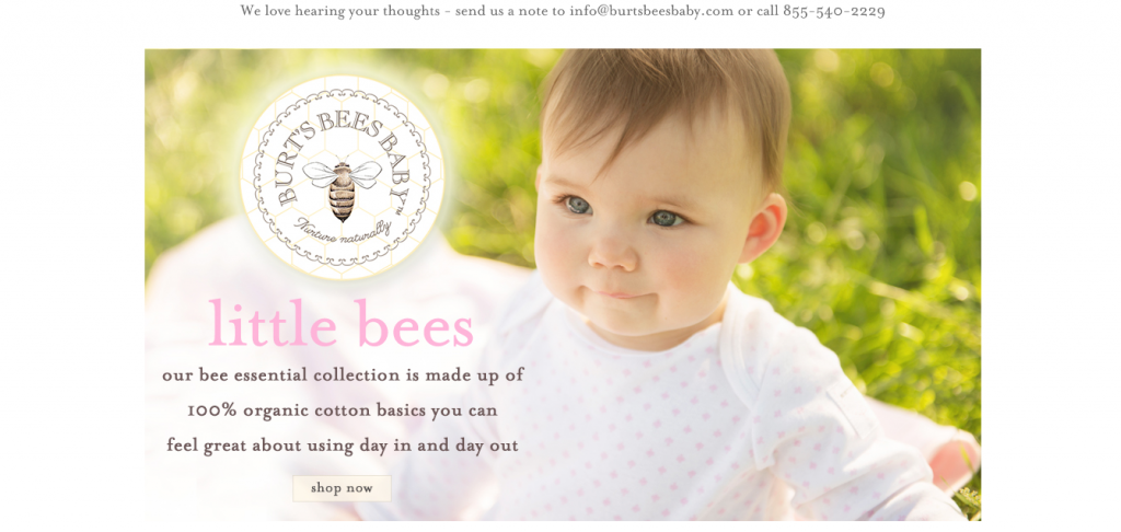 burt's bee's baby real-life imagery