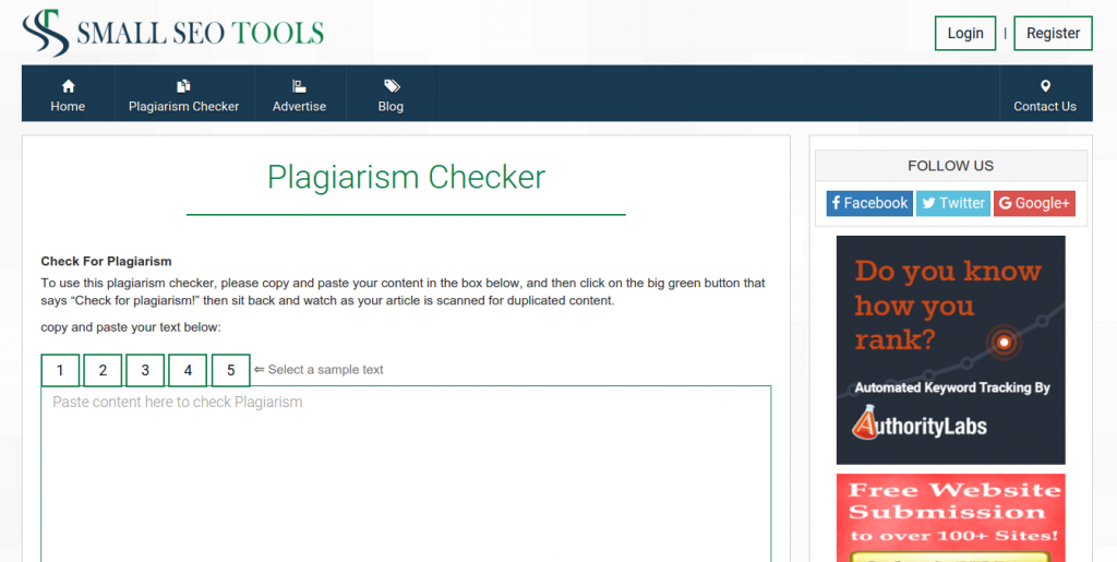 seo tool plagiarism checker